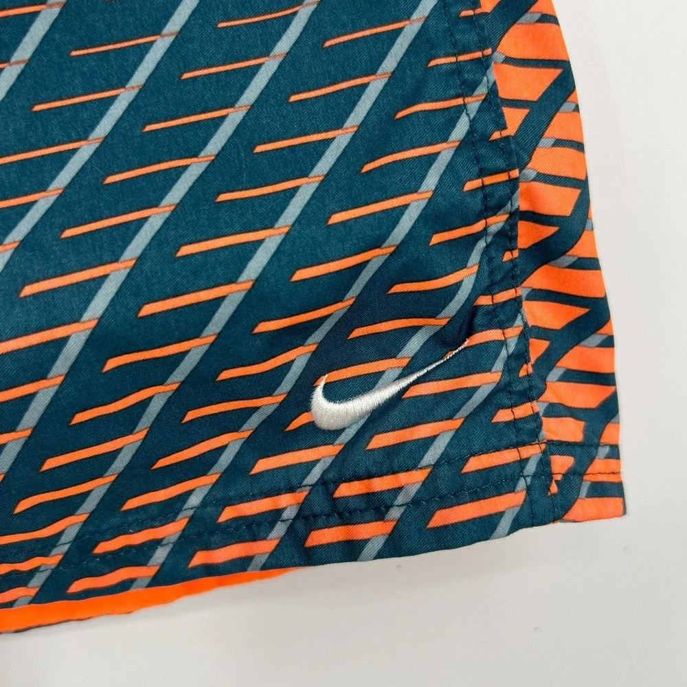 Nike Board‎ Swim Shorts Mens Size L Orange Blue NESS7414 10